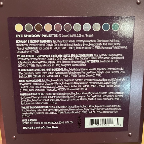 ULTA Beauty Midnight Vibes eyeshadow palette BNIB - Picture 3 of 3